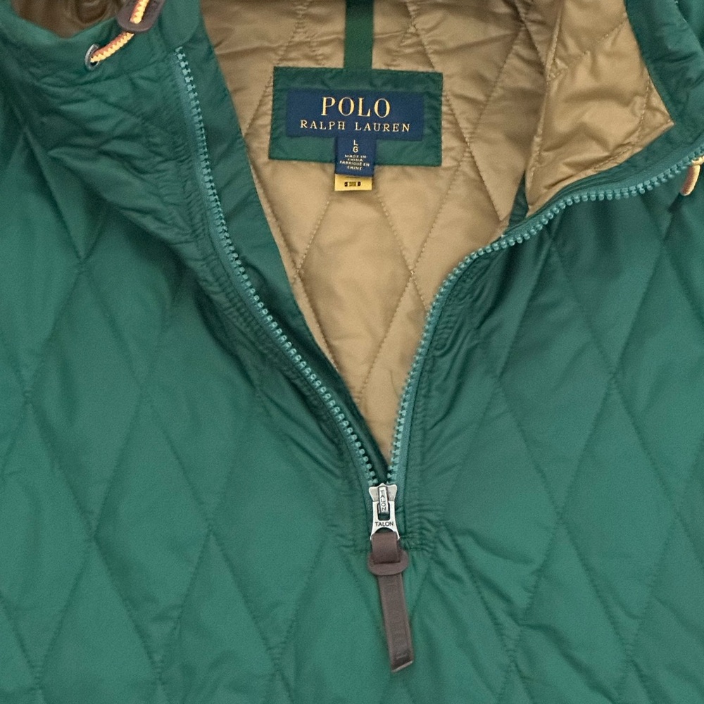 Polo Ralph Lauren Oversize Water-Repellent Pullover Quilted Jacket RRL Style -L - Picture 6 of 7